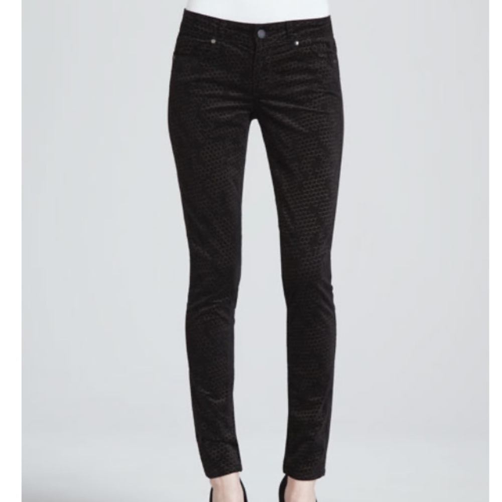 Paige honeycomb velvet jeans 26